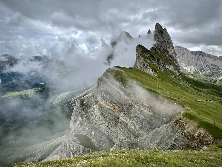 Monte Seceda (2.518m) / Berg Seceda (2.518 m) Routes for Walking and ...