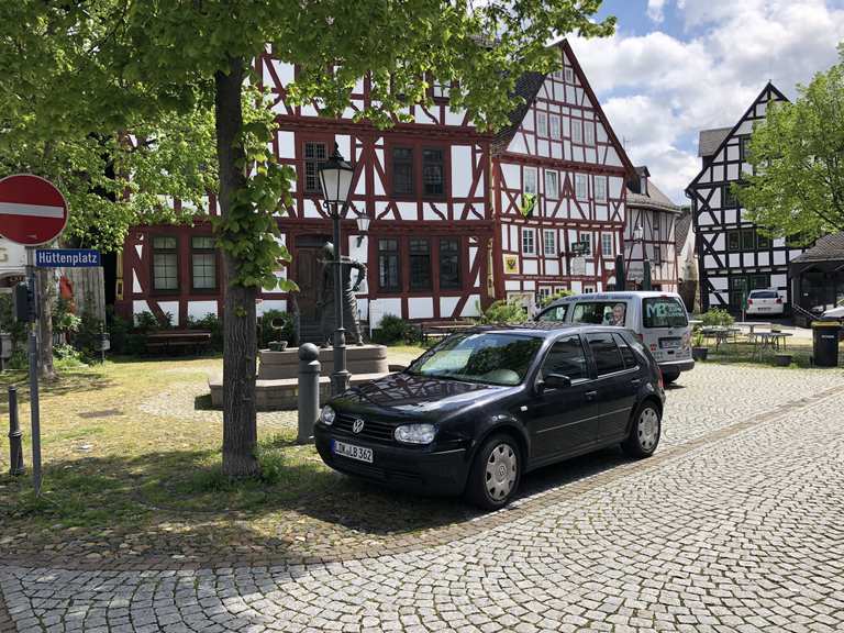 Blockhütte Manderbach Altstadt Dillenburg Rondje vanuit Dillenburg