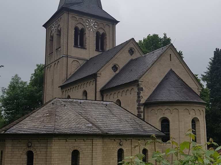 Rheinbogen tour Himmelgeist Himmelgeist Runde von DüsseldorfReisholz