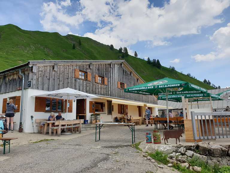 Alpe Schlappold Schlappolteck Runde von Hirschegg Wanderung Komoot