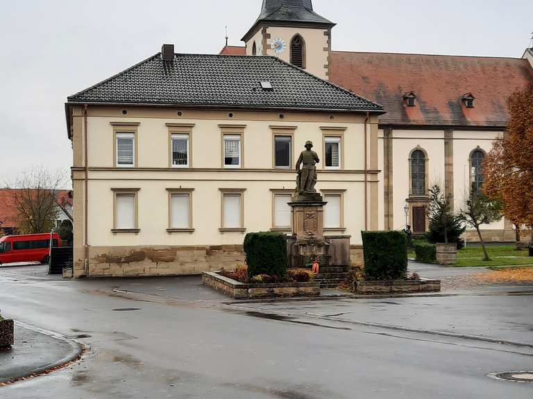 Kirche Zeuzleben Wanderungen und Rundwege komoot
