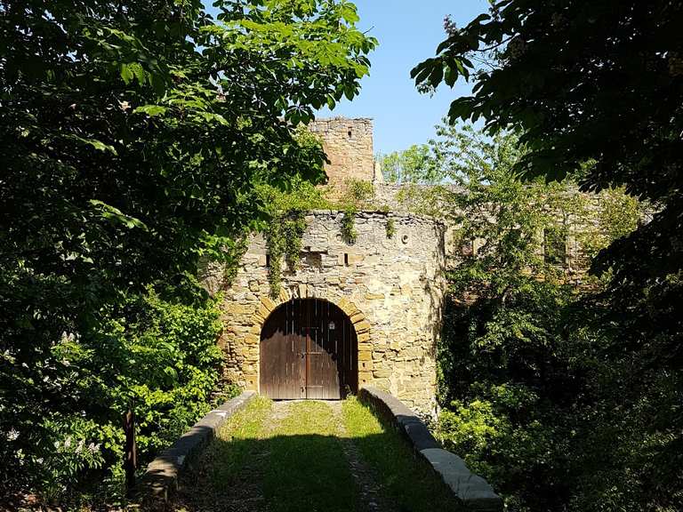 Schloßruine Wässerndorf MountainbikeTouren und Trails komoot