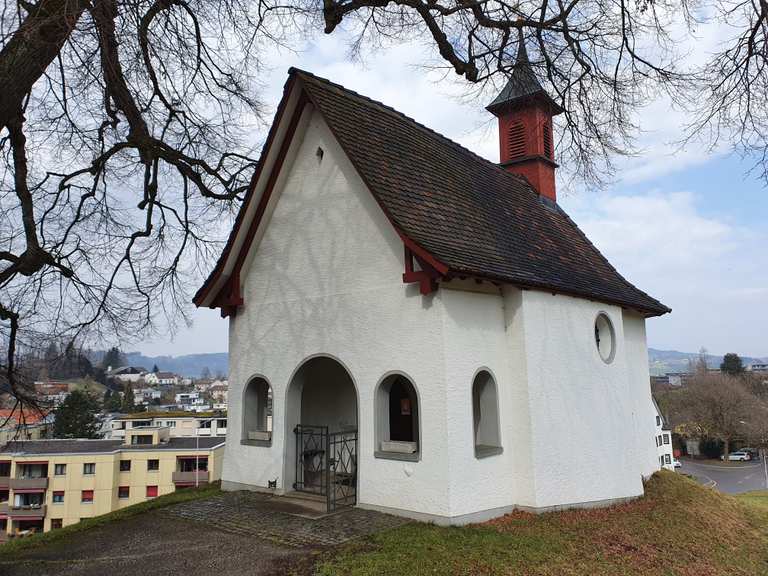 Tobelbrücke über die Urnäsch Haggenbrücke Runde von St. Gallen Haggen