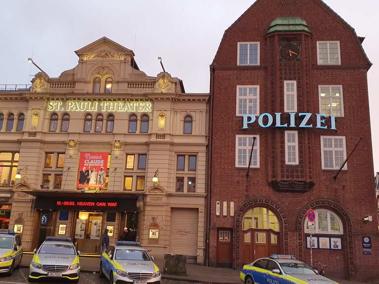 Davidwache an der Reeperbahn Radtouren und Radwege komoot
