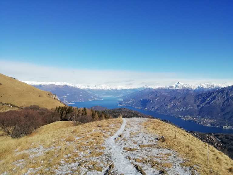 Vista a 360° sul Lago di Como, dalla Colma di Sormano al Monte San ...