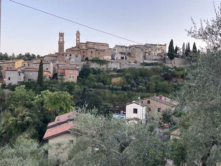 Scrofiano Runde von Sinalunga MountainbikeTour Komoot