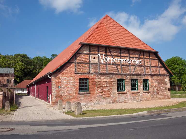 Sandstrand Barhöft Barhöft Hafen Runde von Groß Mohrdorf