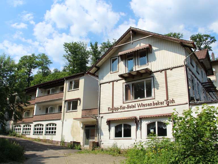 Ehemaliges KneippKurHotel Wiesenbeker Teich Wanderungen und Rundwege