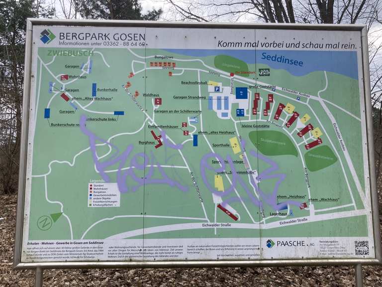 Visitor Map Of Shugborough Hall Ehemaliges Stasi-Ausbildungslager Routes For Walking And Hiking | Komoot