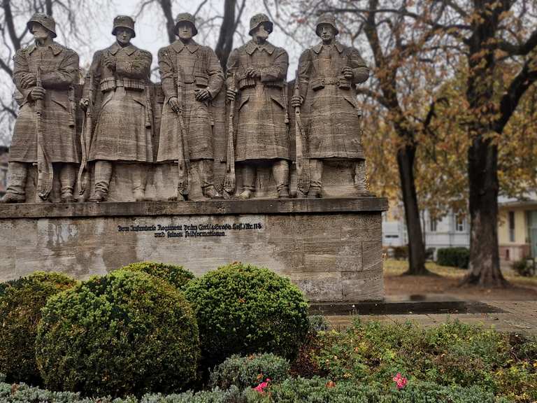 118er Denkmal in Worms Wanderungen und Rundwege komoot