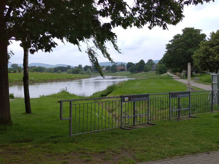 Uferpromenade Großenwieden Radtouren und Radwege komoot