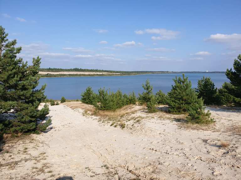Blick auf Bischdorfer See Cycle Routes and Map Komoot