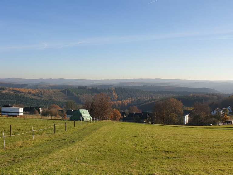 Panorama oberhalb von Volnsberg Routes for Walking and Hiking | Komoot