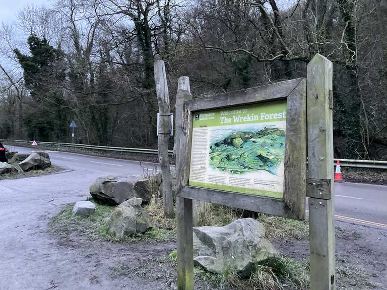 Forest Glen car park (start of the Wrekin Trail) Routes for Walking and