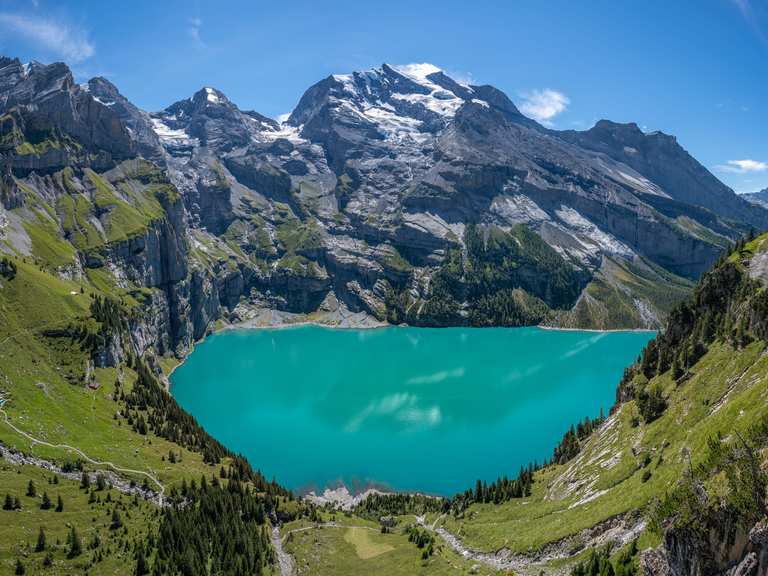 Oeschinensee Exposed view Routes for Walking and Hiking | Komoot