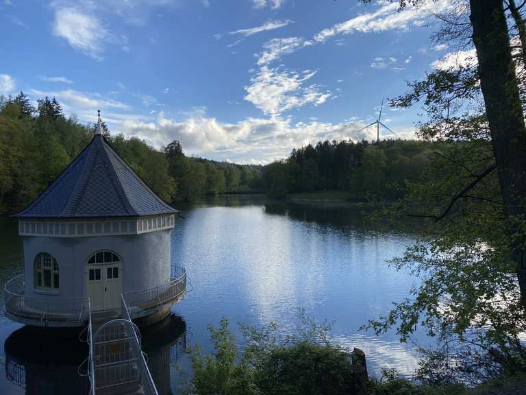 Der Itzenplitzer Weiher und Pumpenhaus Schiffweiler, Neunkirchen