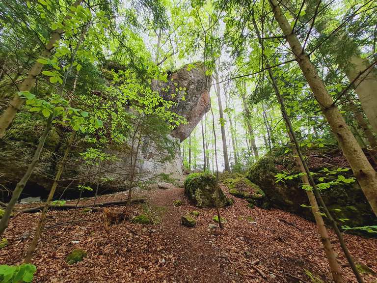 Kletterroute "Action Directe" Routes for Walking and Hiking Komoot