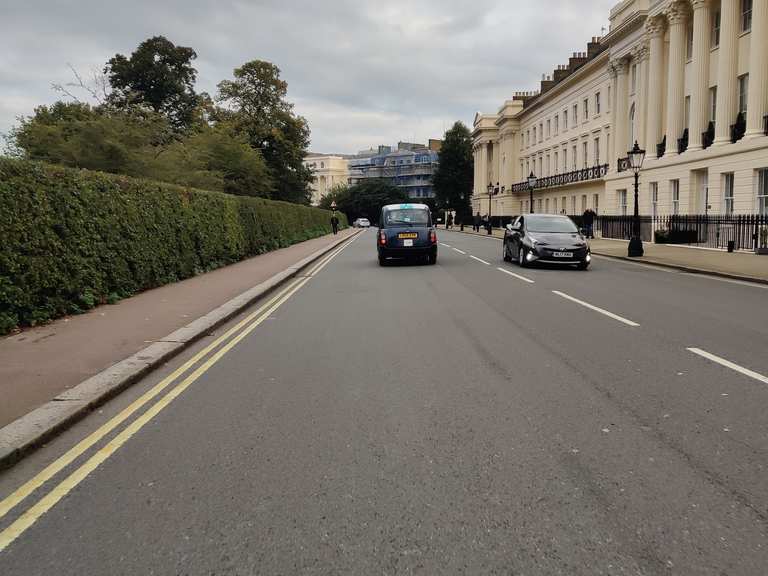 regents park outer circle distance cycling