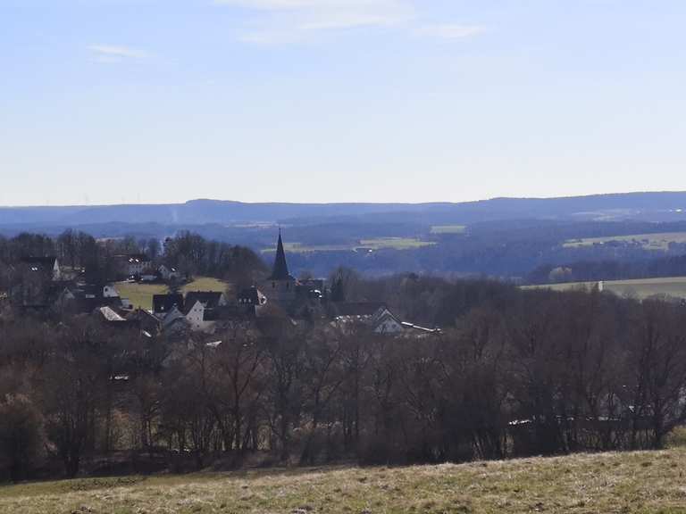 Blick auf Veitlahm Wanderungen und Rundwege komoot