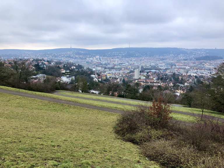Blick auf Stuttgart vom Bismarckturm Routes for Walking and Hiking | Komoot