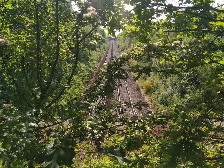 Halewood Park Triangle entrance from Higher Road Cycle Routes and