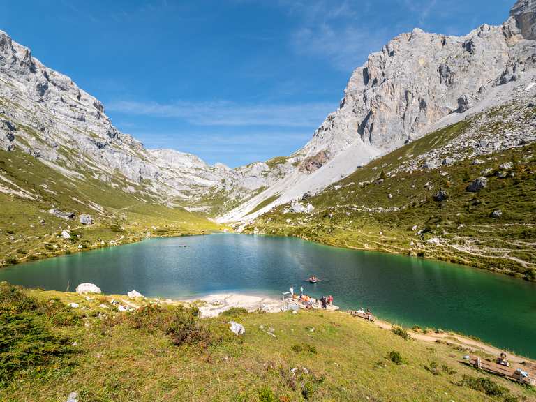 Berghaus Alpenrösli Partnunsee Runde von Sankt Antönien Wanderung