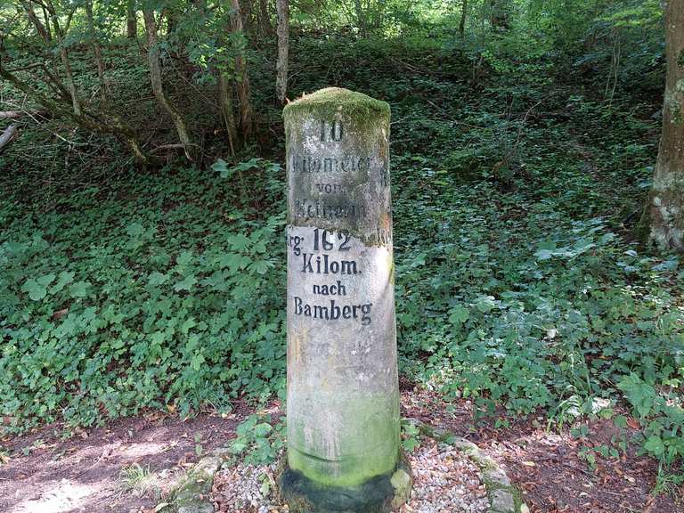 Historischer Kilometerstein MountainbikeTouren und Trails komoot