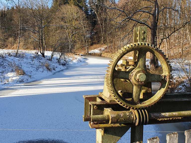 Blick auf den Danglweiher Mesnerwirt Schechen Marienberg