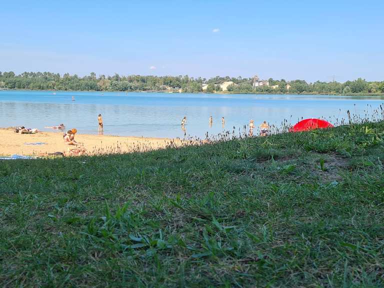 Philippsee Badesee Langenbrücken Wanderungen und Rundwege komoot