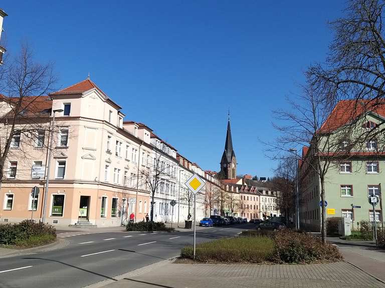 Stadtteilzentrum von Meissen Triebischtal Wanderungen und Rundwege