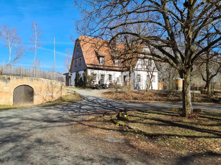 Tauritzmühle Biergarten, Wirtshaus Radtouren und Radwege komoot