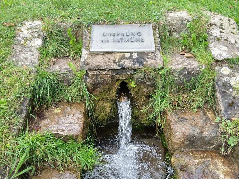 Altmühlquelle Wanderungen und Rundwege komoot