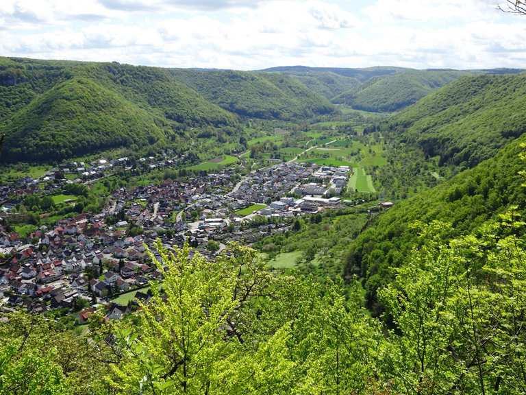 Blick auf Lenningen Radtouren und Radwege komoot