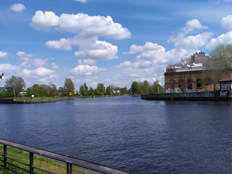 Blick auf die Mündung der Spree in die Havel Wanderungen und Rundwege komoot