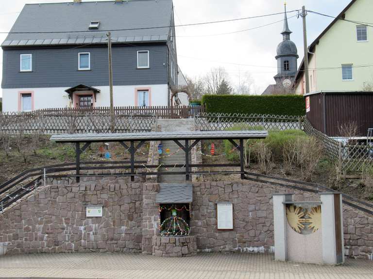 Mundartuhr von Hormersdorf Wanderungen und Rundwege komoot
