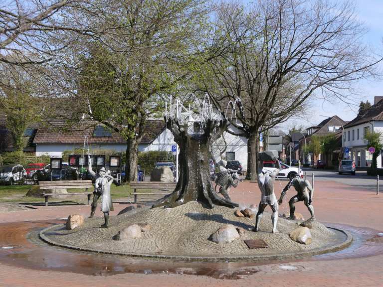Stadtbrunnen Schneverdingen Radtouren und Radwege komoot