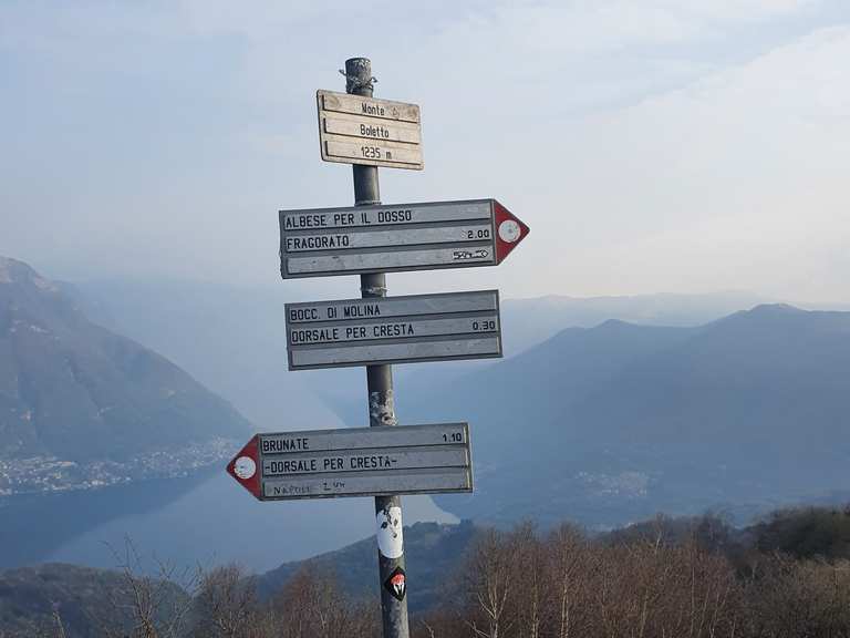 Monte Boletto Routes for Walking and Hiking Komoot