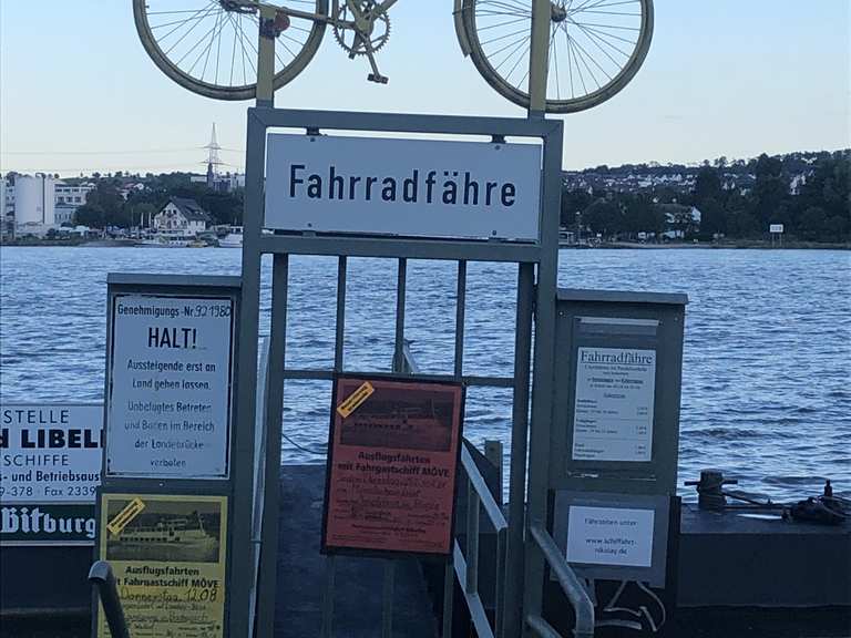 fahrrad und personenfähre budenheim niederwalluf walluf