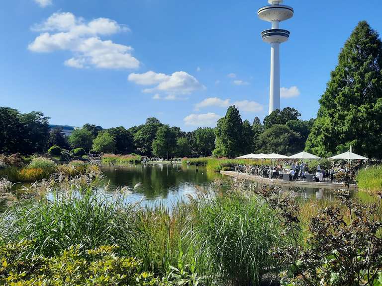 Parksee und Wasserlichtkonzerte, Planten un Blomen  Wanderungen & Anfahrt  | Komoot