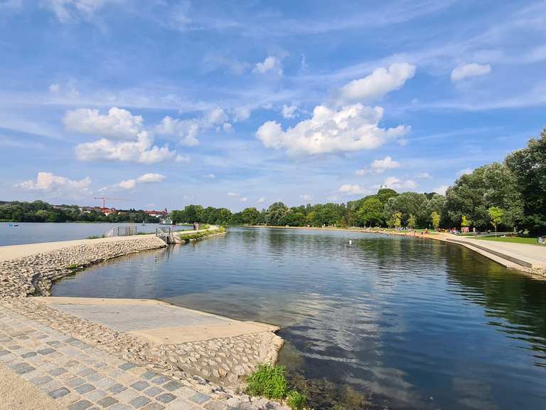 Wöhrder See Badebucht Radtouren und Radwege komoot
