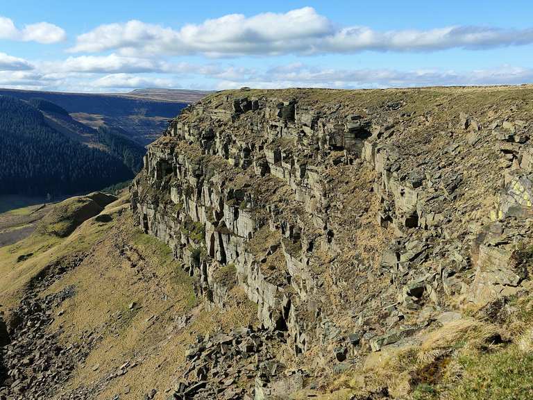 Alport Castles Derwent Dam Loop from Hope hike Komoot