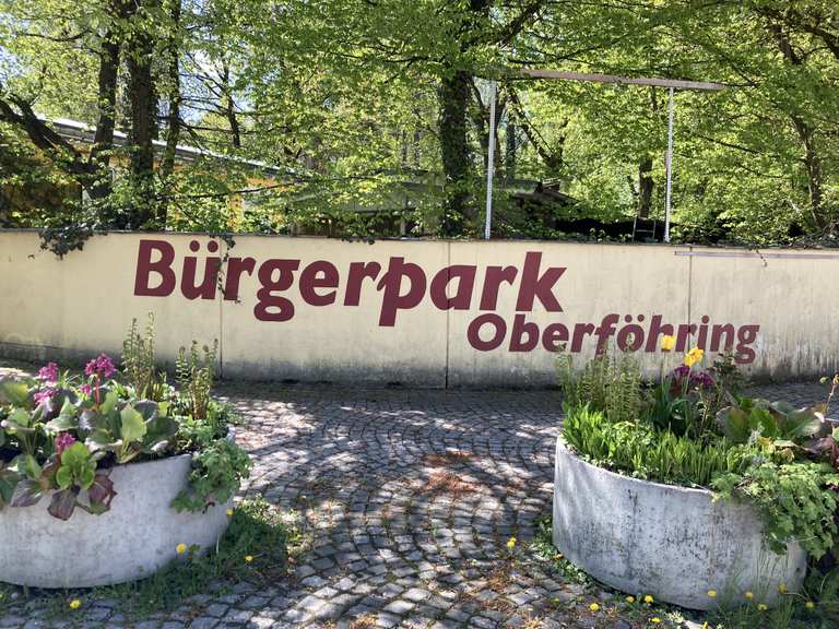 Bürgerpark Oberföhring: Wanderungen und Rundwege | komoot