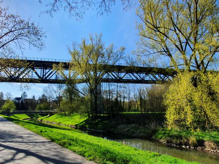 Assenheimer Viadukt (Niddabrücke Assenheim) MountainbikeTouren und