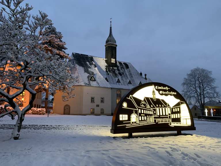 Stadtkirche LimbachOberfrohna Wanderungen und Rundwege komoot