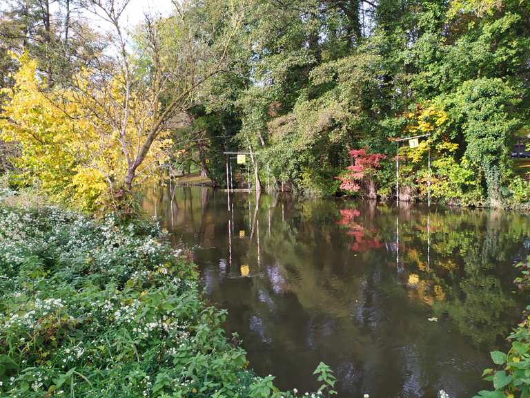 Ilmenau Fluss durch Lüneburg Routes for