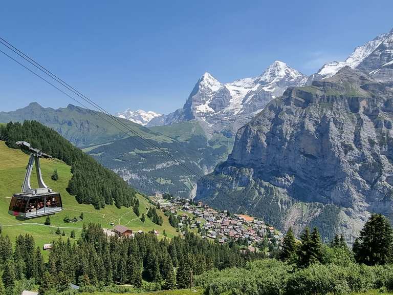 Eiger-, Mönch- und Jungfraupanoramaweg von Mürren | Wanderung | Komoot