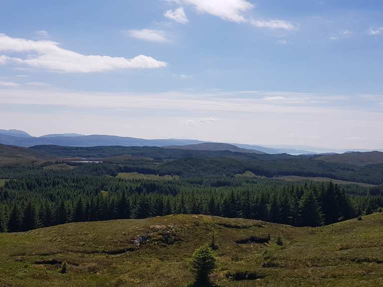 Views of Loch Fyne and Loch Awe gravel loop from Inverary Castle | bike ...