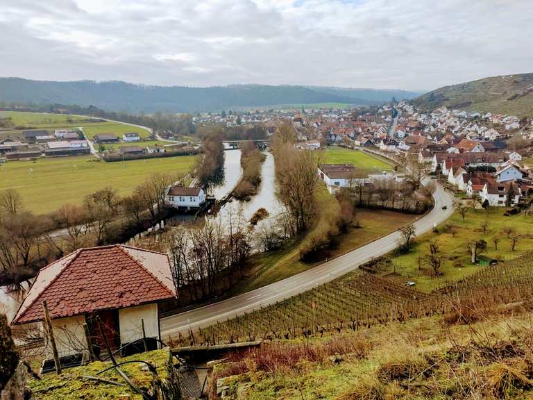 Aussichtsplatz Weinberge Roßwag Wanderungen und Rundwege komoot