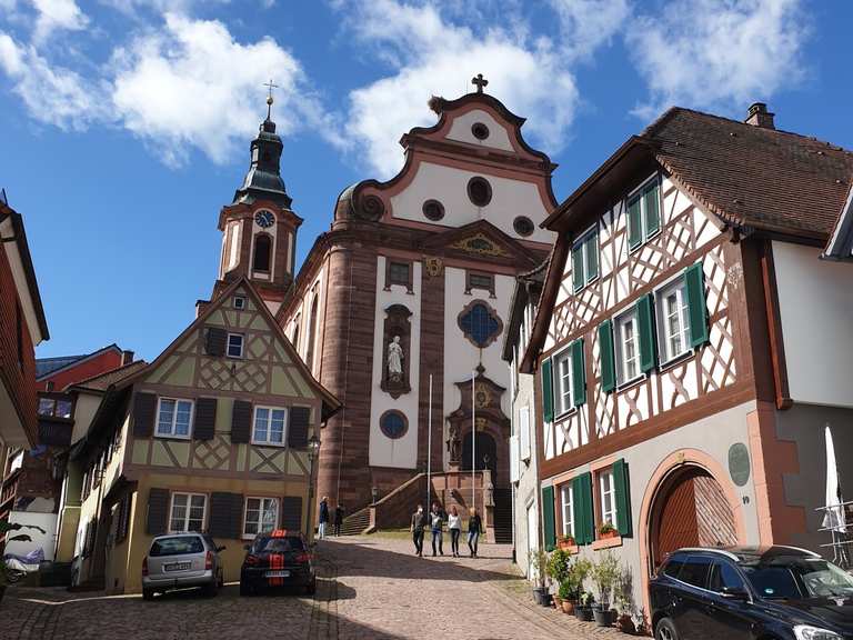 Barockstadt Ettenheim fietsroutes en kaart | Komoot