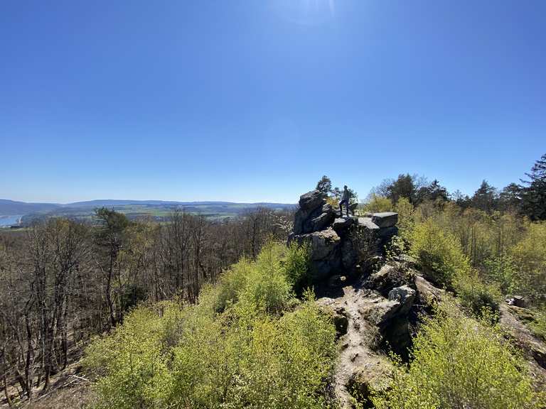 Start/Ziel Traumschleifchen Spitzer Stein: Wanderungen und Rundwege ...